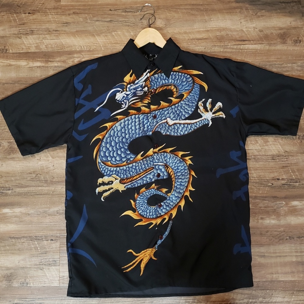 🐉Vintage Chinese dragon shirt